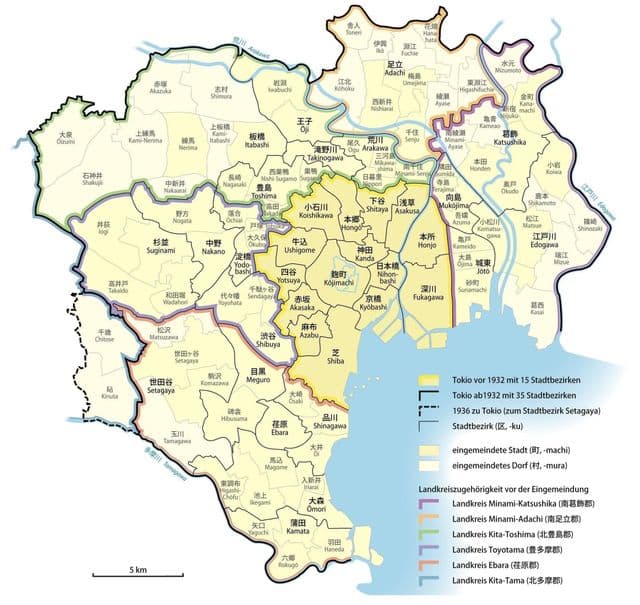 东京周边地图