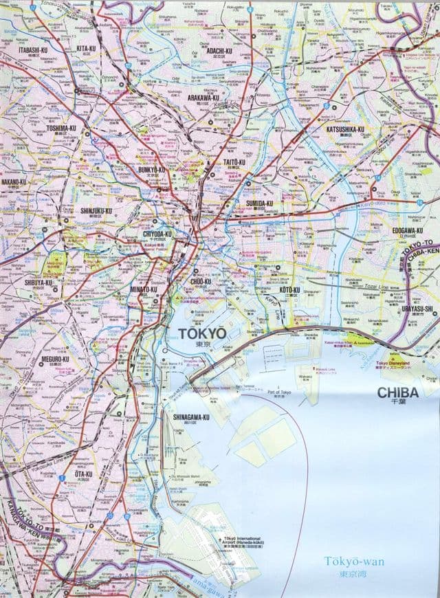 东京街道地图
