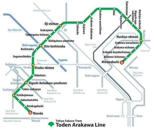 东京电车站地图