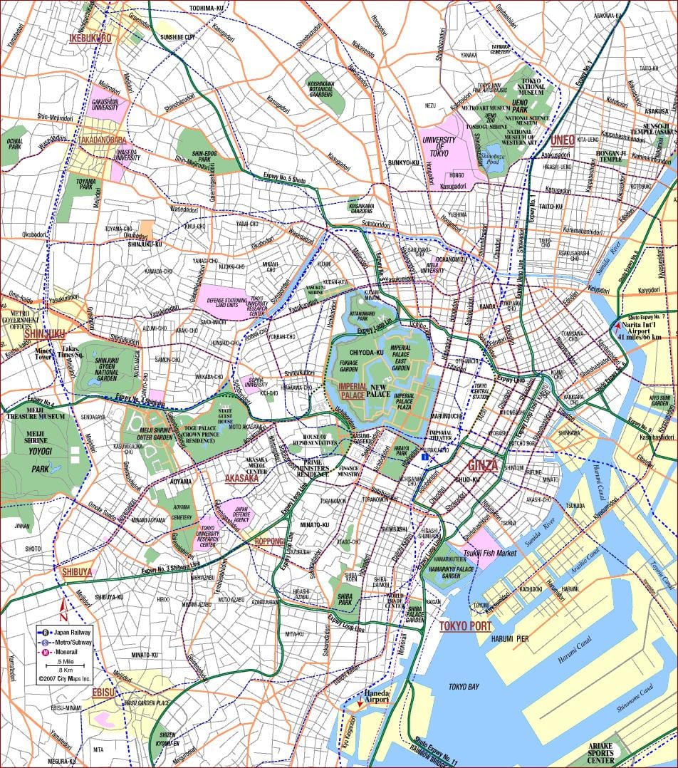 东京都地图